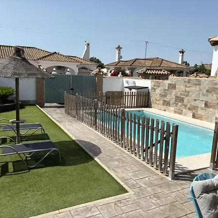 Casa Piscina Privada Vallada & Barbacoa A&c Chiclana de la Frontera
